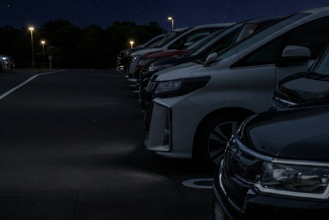 夜の駐車場でもナンバーを鮮明確認。無断駐車対策を一気に強化した遠隔監視システム